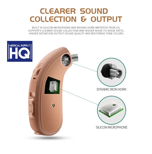 Silence Fighter™ 🥊  Hearing Aids (Pair) 👂 For Moderate, Severe, and Profound Hearing Loss💥