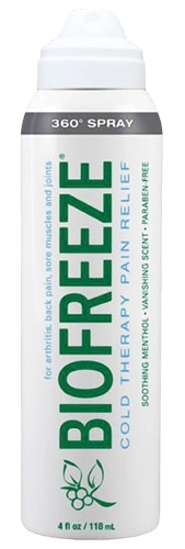 Biofreeze Cryotherapy 4 Oz. 360 Degree Spray Prof Version (Analgesic Lotions/Sprays) - Img 1