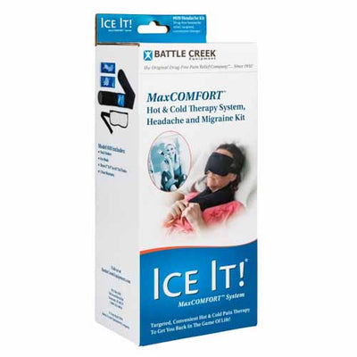 Ice It! Headache &Migraine Kit (Cold & Hot Therapy Packs) - Img 1