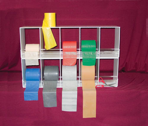 Cando Exercise Band Storage & Dispensing Rack - Single (Cando Exercise Band Accessorie) - Img 1