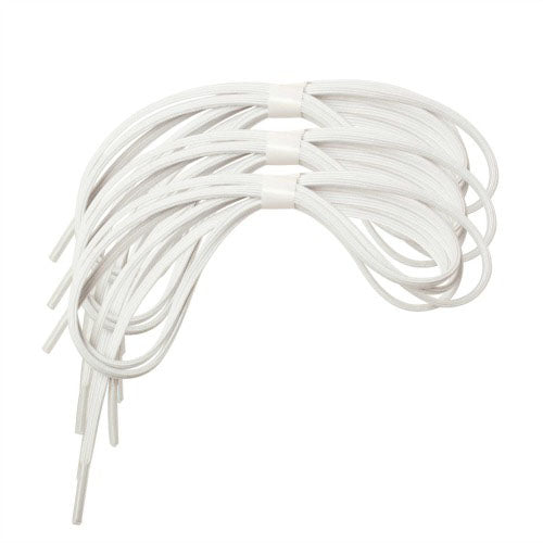 Shoe Laces Elastic White 30  Pk/3 pr. (Dressing Aids) - Img 1