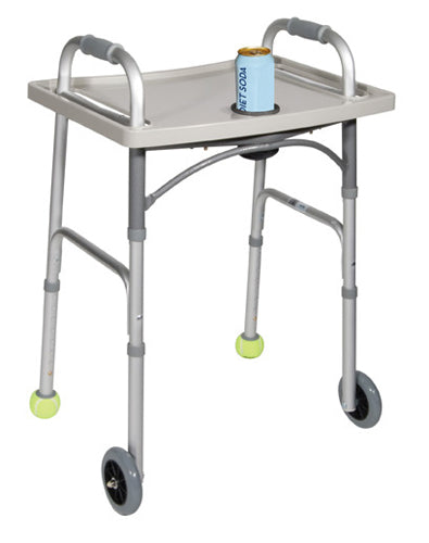 Universal Walker Tray with Cup Holder  Grey  Drive (Wheelchair - Accessories/Parts) - Img 1