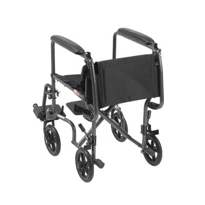 Wheelchair Transport 17  Silver Vein Finish (Wheelchair - Transport) - Img 2