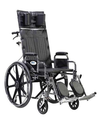 Wheelchair Full Reclining 22  W/Removable Desk Arms (Wheelchairs-Reclining) - Img 1