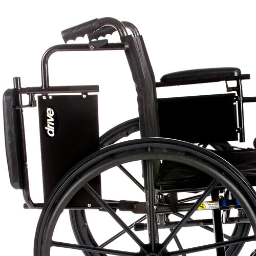 Cruiser X4 W/C 20  w/SF & Ht Adj Flip-Back Desk Arms (Wheelchairs - Lightweight K3/4) - Img 3