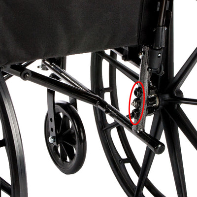 Cruiser X4 W/C 20  w/SF & Ht Adj Flip-Back Desk Arms (Wheelchairs - Lightweight K3/4) - Img 6