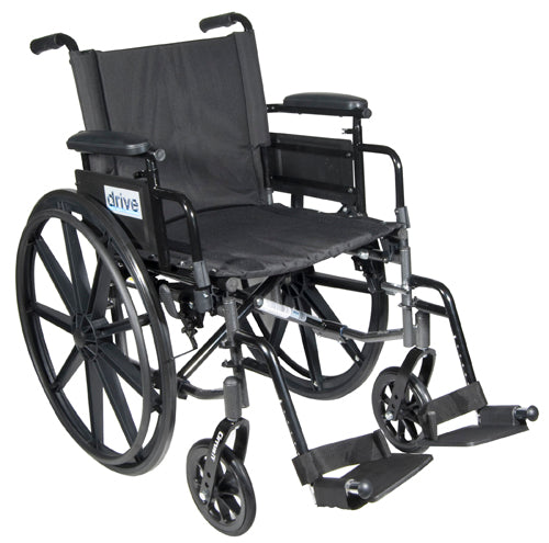 Cruiser X4 W/C 18  w/SF & Ht Adj Flip-Back Desk Arms (Wheelchairs - Lightweight K3/4) - Img 1