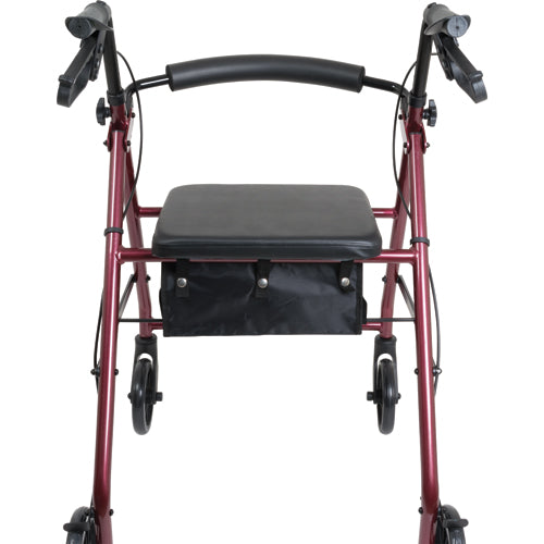 Aluminum Rollator w/Loop Brake Burgundy  4-Wheel (Rollators) - Img 2