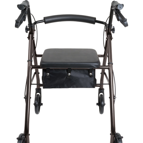 Aluminum Rollator w/Loop Brake Black  4-Wheel (Rollators) - Img 2