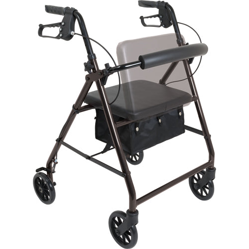 Aluminum Rollator w/Loop Brake Black  4-Wheel (Rollators) - Img 5