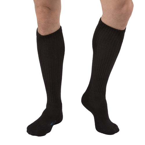 Jobst Sensifoot Over-The-Calf Sock Black Large (Socks/Sandals/Slippers) - Img 1