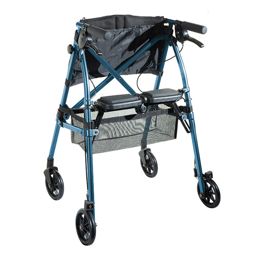 EZ Fold-N-Go Rollator - Cobalt Blue  (each) (Rollators) - Img 2