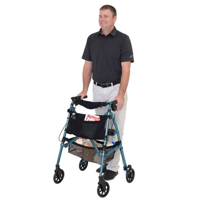 EZ Fold-N-Go Rollator - Cobalt Blue  (each) (Rollators) - Img 3