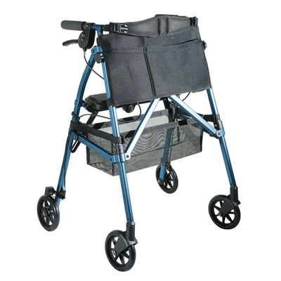 EZ Fold-N-Go Rollator - Cobalt Blue  (each) (Rollators) - Img 1