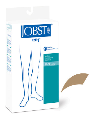 Jobst Relief 20-30 Thigh-Hi OT Small Beige (Jobst  Ready-To-Wear Armsleeve) - Img 1