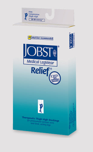 Jobst Relief 20-30 Thigh-Hi Beige Small  Silicone Band (Jobst Relief 20-30 Thigh-Hi) - Img 1