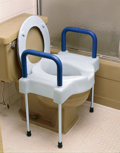 Tall-Ette Elevated  Toilet X-W w/Legs 600 Wt. Cap. Steel (Raised Toilet Seat) - Img 1