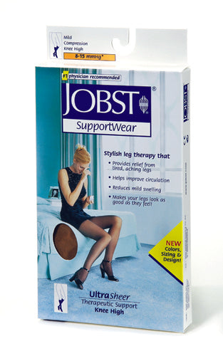 Jobst Ultrasheer 8-15 Knee-Hi Silky Beige 9ú - 11 Shoe size