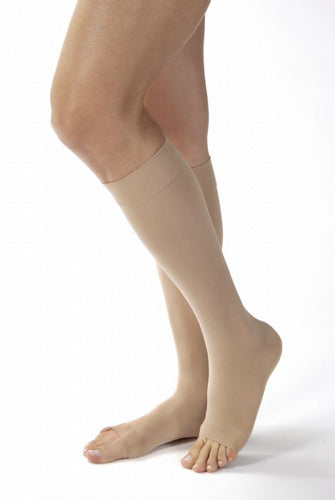 Jobst Opaque 30-40 K/H Open Toe  Beige Medium (Jobst Opaque 30-40mmHg Knee) - Img 1