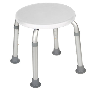 Bath Stool  - Round  White by Drive (Bath& Shower Chair/Accessories) - Img 1