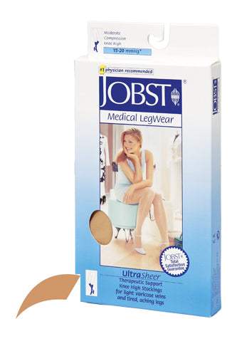 Jobst UltraSheer 15-20 mmHg CT K/H Medium Sun Bronze (Jobst Ultrasheer 15-20 Knee Hi) - Img 1