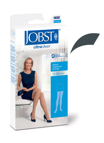 Jobst Ultrasheer 15-20 mmHg Thigh Hi Small (pr) Antracite (Jobst Ultrasheer 15-20 ThighHi) - Img 1