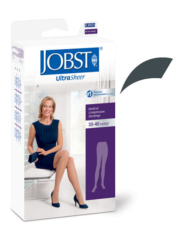 Jobst Ultrasheer 30-40mmHG Pantyhose Antracite Large (Jobst 30-40 mmHg Pantyhose) - Img 1