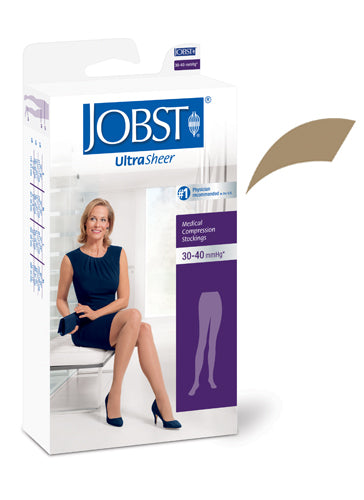 Jobst Ultrasheer 30-40 mmHg Pantyhose Honey Small (Jobst 30-40 mmHg Pantyhose) - Img 1