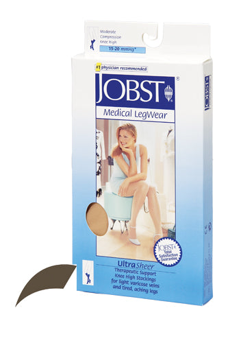 Jobst Ultrasheer 15-20mmHg Knee Hi Small (pr) Espresso (Jobst Ultrasheer 15-20 Knee Hi) - Img 1