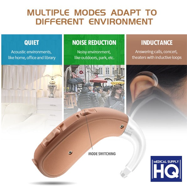 Silence Fighter™ 🥊  Hearing Aids (Pair) 👂 For Moderate, Severe, and Profound Hearing Loss💥