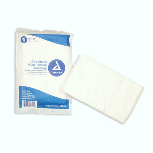 Multi Trauma Dressing Sterile 10  x 30  Each (Economical Dressing) - Img 1
