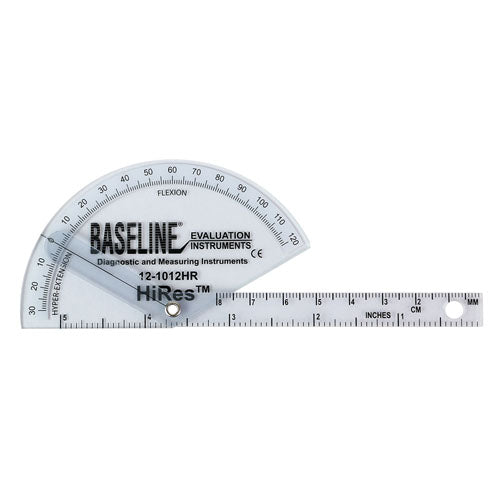 Baseline HiRes Goniometer Flex/Hyper Ext Plastic 5-1/2 (Finger Goniometers) - Img 1