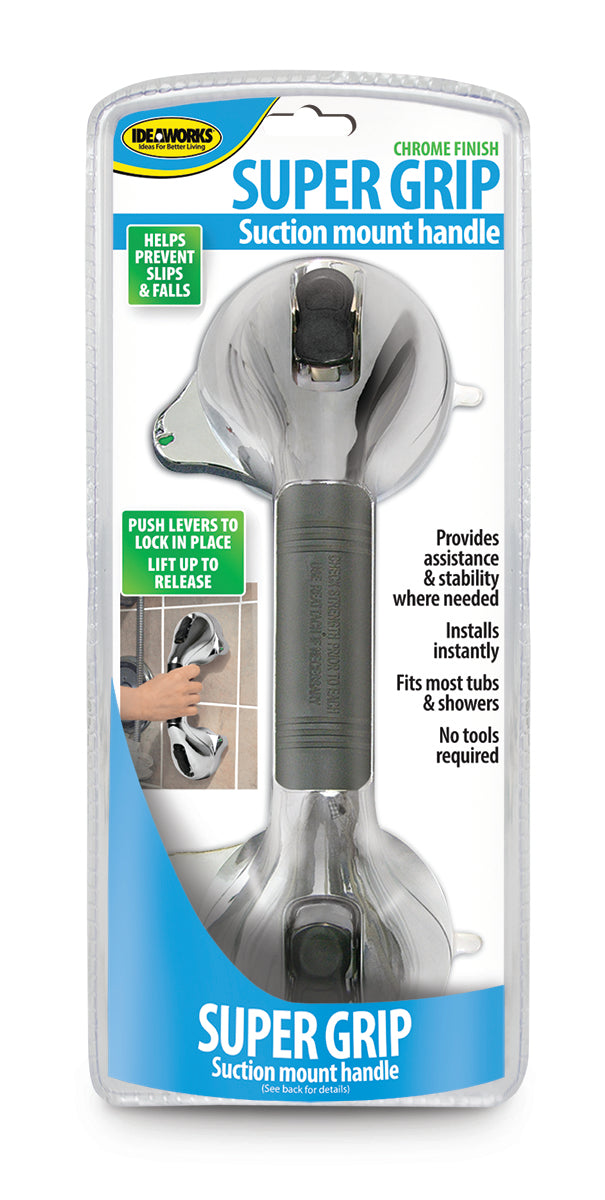 Super Grip Chrome w/Indicator Suction Handle  12