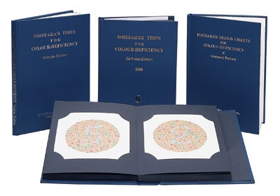 Ishihara 38 Plate Chart Book for Color Blindness (Eye Charts/Illuminator) - Img 1