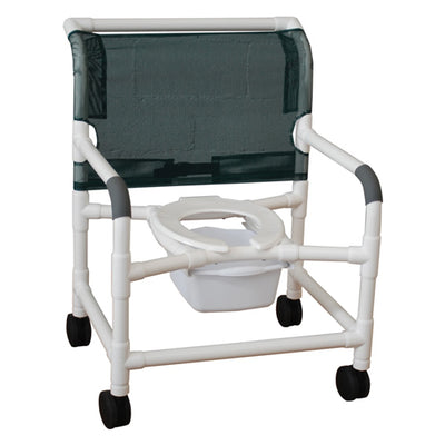 Shower Chair  X-Wide  PVC Superior (Bedside Commodes) - Img 1