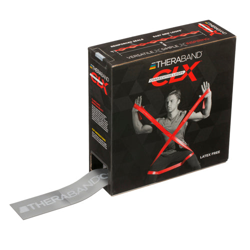 Theraband Consecutive Loops Silver 25 Yard Bulk (Thera-Band Exercise Band) - Img 1