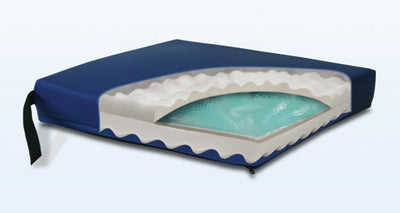 Gel Convoluted Foam Cushion 18  x 16  x 3   Navy (Cushions - Gel) - Img 1