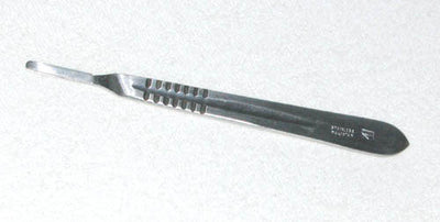 Scalpel Handles- #3 - Fits 10 Thru 15 (Scapel-Blades & Disp Scalpels) - Img 1