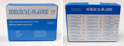 Scalpel Blades- # 20  Bx/100 (Scapel-Blades & Disp Scalpels) - Img 1