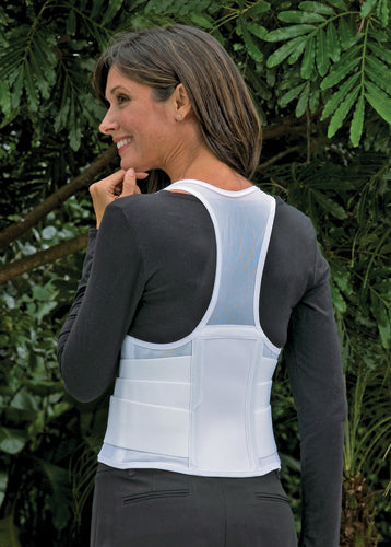 Cincher Female Back Support Medium White (Back Supports & Braces) - Img 1