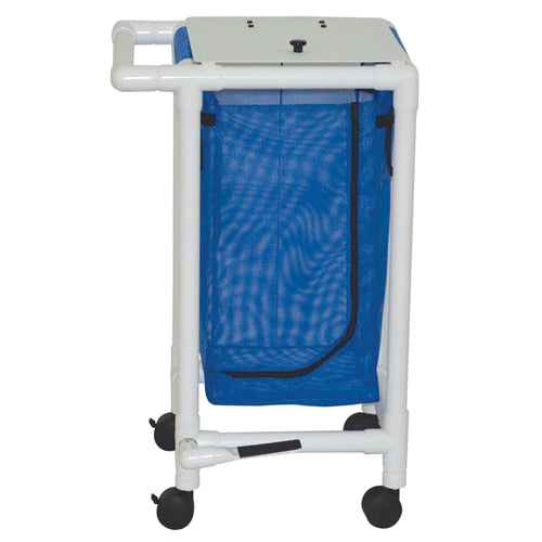 PVC Tubing Single Bag Hamper w. Foot Pedal 23.75 Lx18.75 W (Waste Cans - All Types) - Img 1