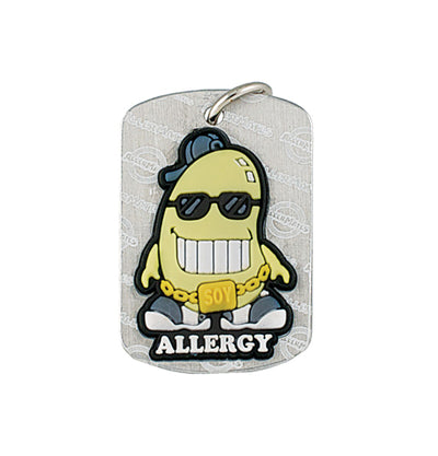 AllerMates Dog Tags Soy Cool Soy Allergy (Identification Jewelry) - Img 1