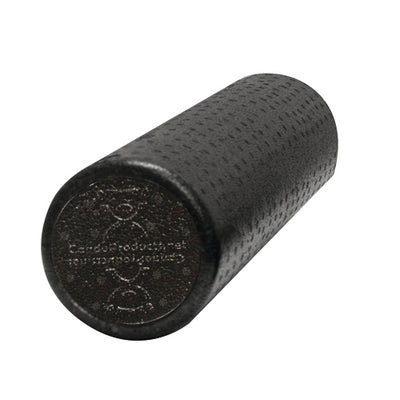 CanDo Foam Roller Black Compos Extra Firm  Round  6  x 18 (Arm/Leg Exercisers) - Img 1