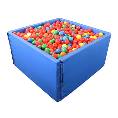 Panel Sided Ball Pit  4' x 4' w/2500 Large Balls (Group Activity Units) - Img 1