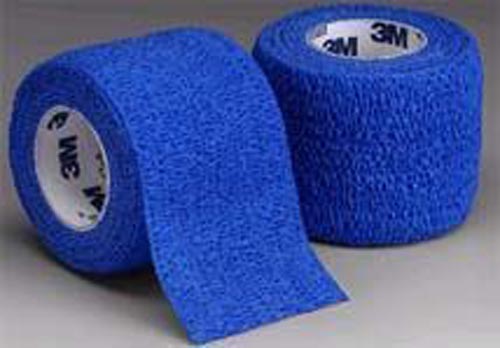 Coban Self-Adherent Wrap 2 x5 Yd Blue Bx/36 (Self-Adherent Wraps) - Img 1