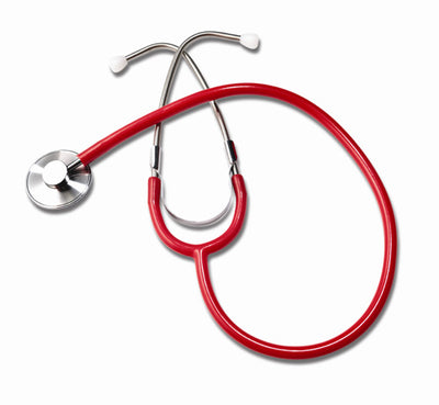 Single Head Nurses Red Stethoscope (Nurses Head Stethoscopes) - Img 1