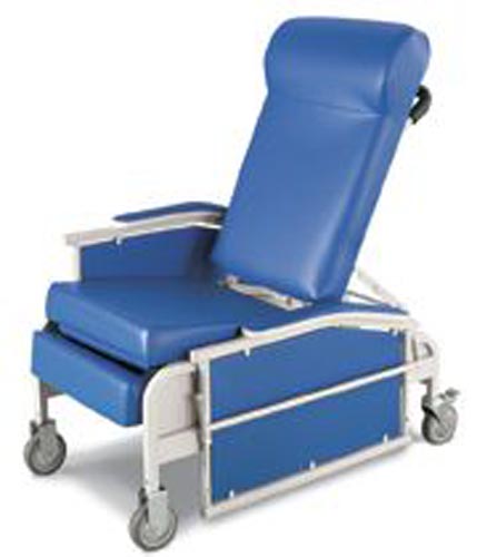 Drop-Arm Convalescent Recliner w/Tray