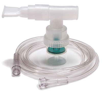 Nebulizer Kit w/T-Piece  Cs 50 7' Tubing & Mouthpiece (Disposable & Reusable Neb Kits) - Img 1