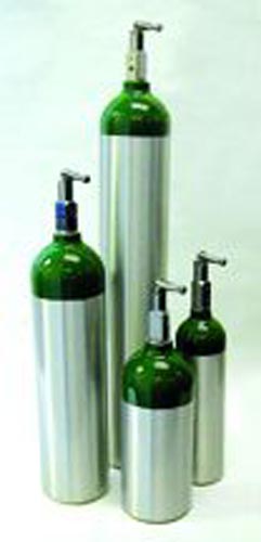 Oxygen 'E' Cylinder- 682 Liter w/Toggle (28 H) (Oxygen Tanks) - Img 1
