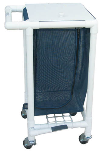 PVC Tubing Single Bag Hamper w. Foot Pedal 26.75 L x 22.5 W (Waste Cans - All Types) - Img 1